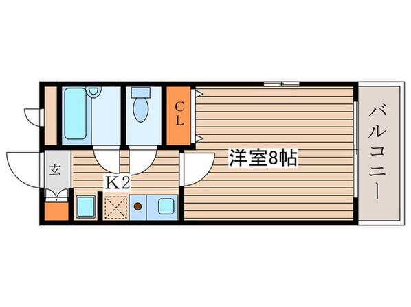 ROBIN Ⅰの物件間取画像